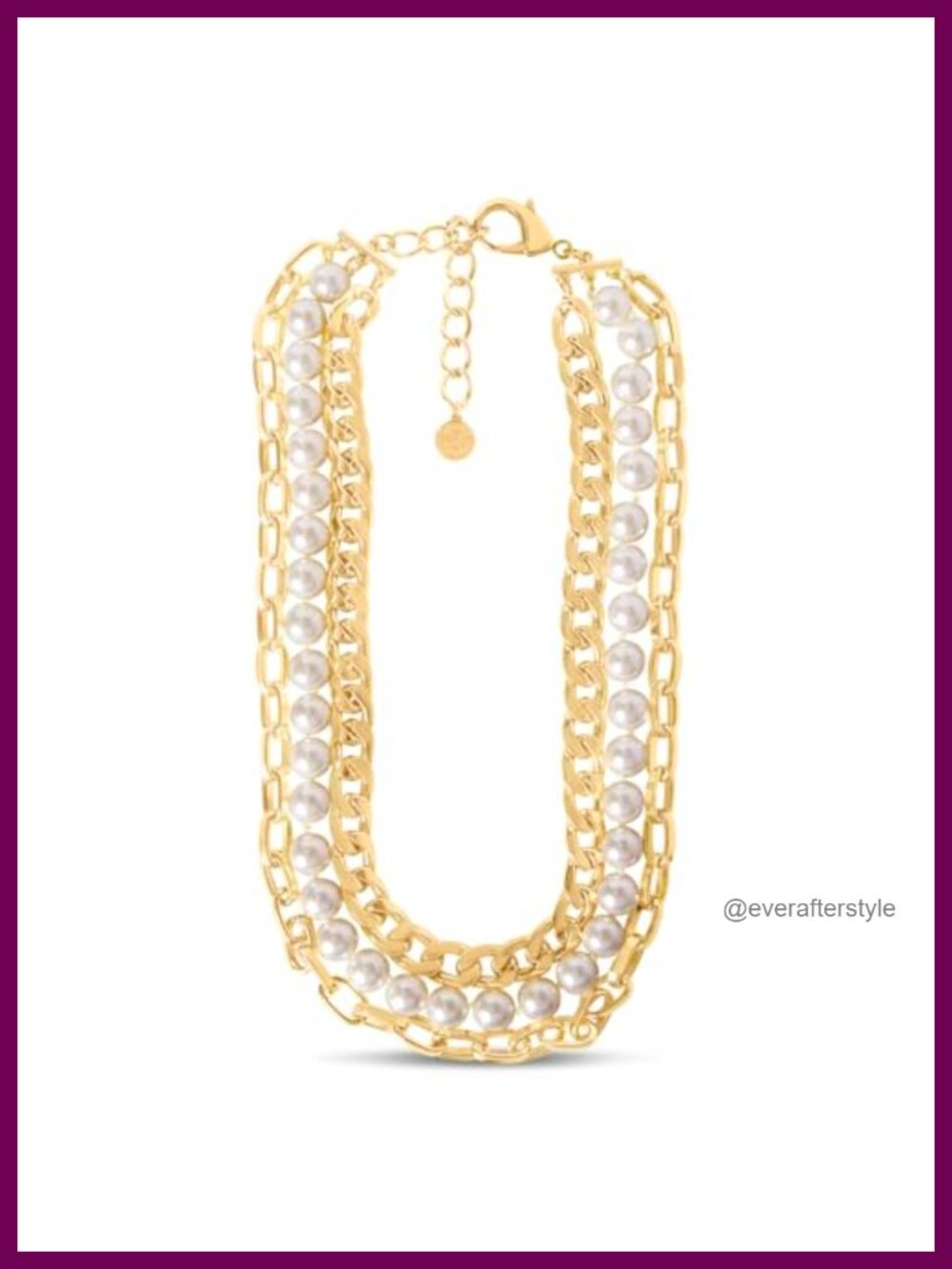 Martha Stewart Gold-Plated Brass Pearl Strand Necklace